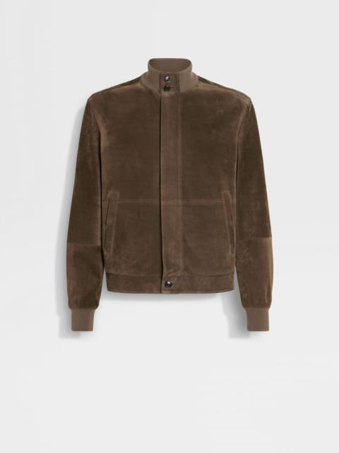 ZEGNA LEATHER BLOUSON