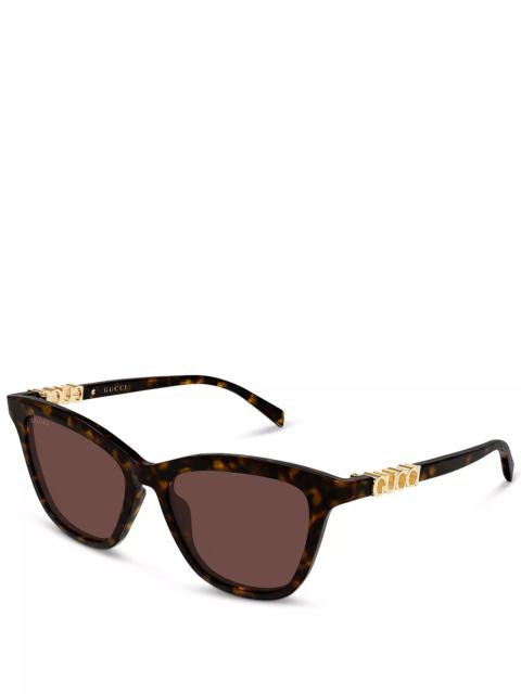 GUCCI Cat Eye Sunglasses, 52mm