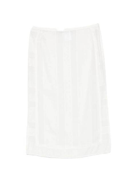 LOW CLASSIC Low Classic Layered Midi Skirt