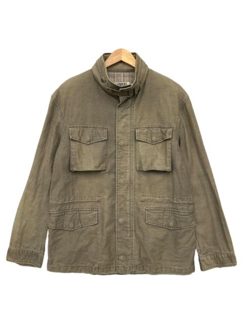 Other Designers Kansai Yamamoto Multipocket Green Jacket