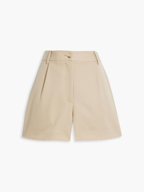 NILI LOTAN Beatrice wool-twill shorts