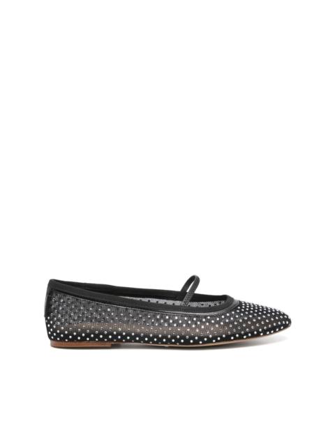 Swan ballet flats