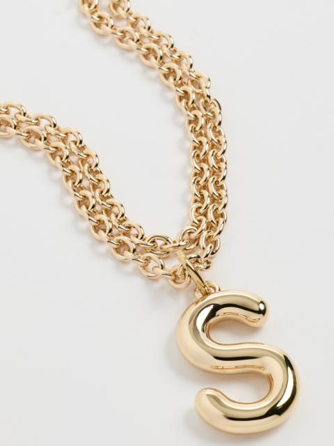 ROXANNE ASSOULIN The Big Puffy Initial Necklace