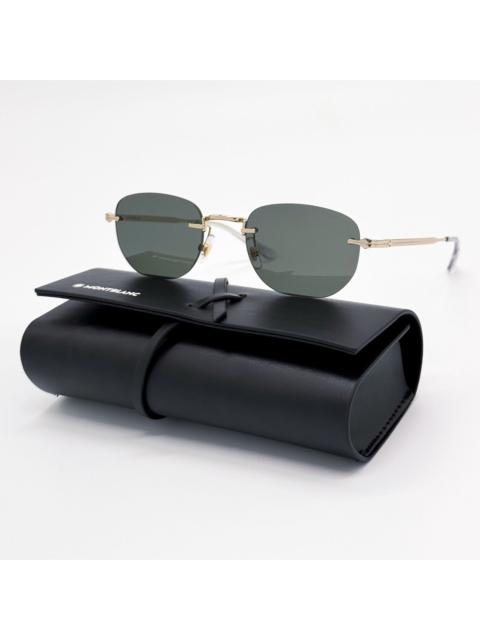 Montblanc NEW MONTBLANC SUNGLASSES MEN GOLD/GRAY MB0303S 001 EYEWEAR