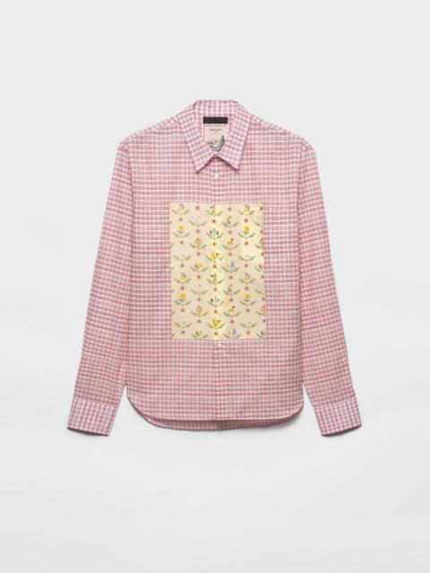 Prada Printed cotton shirt