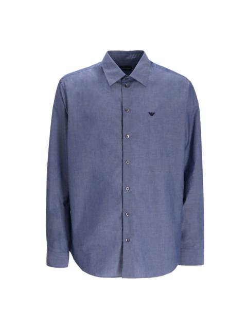 eagle-logo cotton shirt