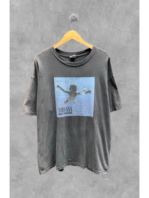 Iconic Vintage Nirvana "Nevermind" Album & Band Photo T-Shirt - Black