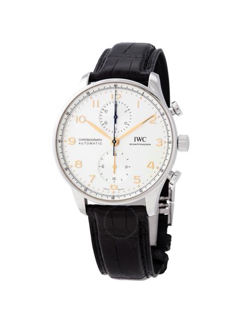 IWC Schaffhausen IWC Chronograph Automatic Silver Dial Watch IW3716-04