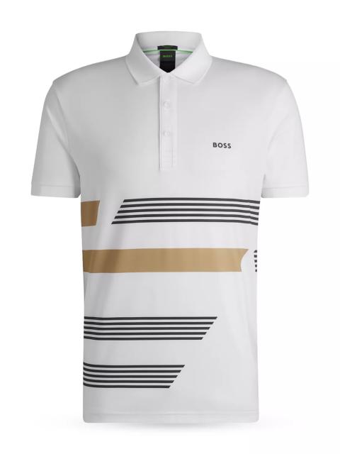 BOSS Paddy Tape Print Polo