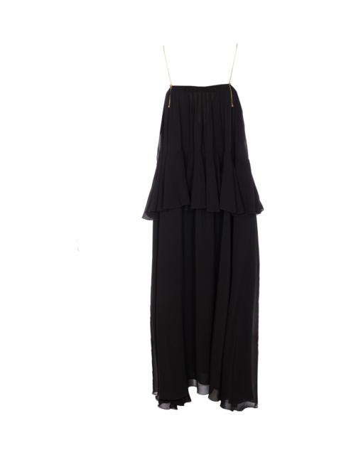 Chloé Silk Georgette Long Dress