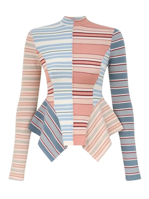 Zimmermann REBELLION SPLICED STRIPE TOP