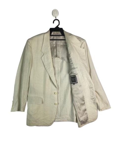 Other Designers Vintage - Vtg 80s CHRISTIAN DIOR cotton blazer coat