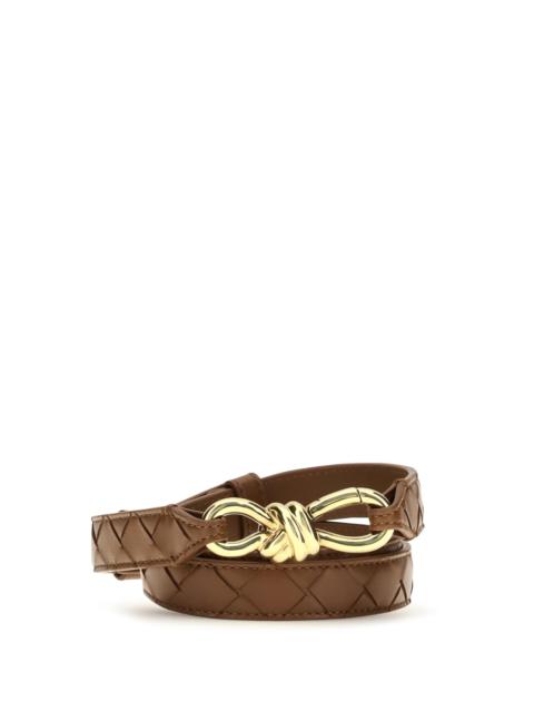 Bottega Veneta Bottega Veneta Andiamo Belt Tannin-Muse Brass