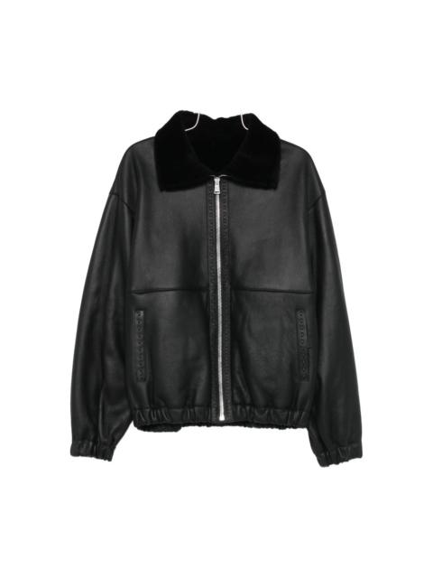 FENDI Fendi Black Jackets - Leather Jackets Men
