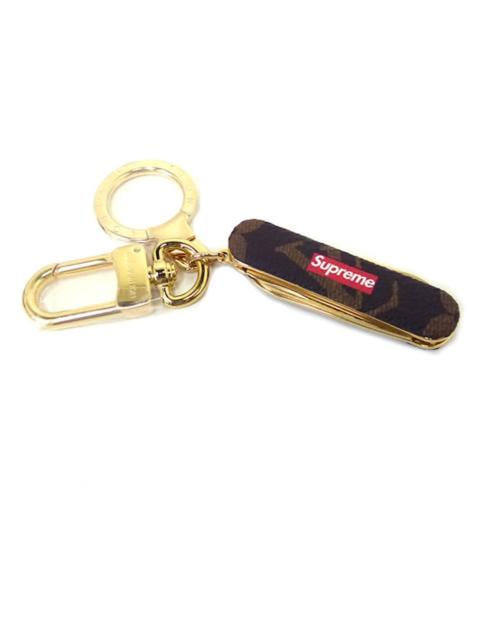 Louis Vuitton Louis Vuitton x Supreme Pocket Knife Key Chain Brown