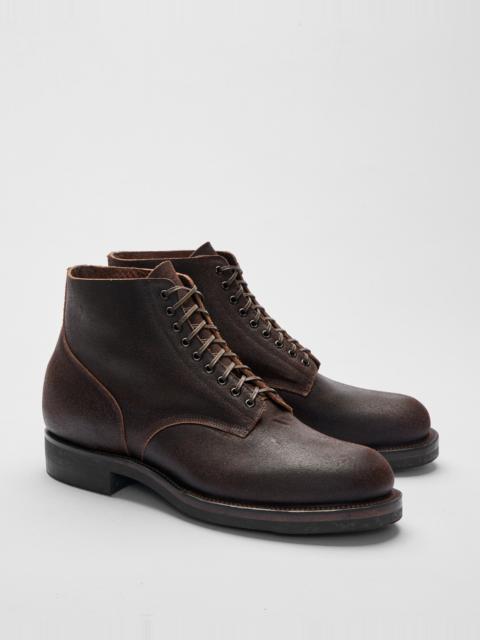 VIBERG N1 Boot 2040 in Washed Brown Waxed Flesh