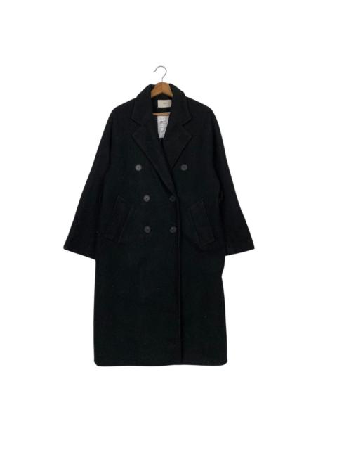 Other Designers Japanese Brand Ohotoro Double Breasted Black Coat