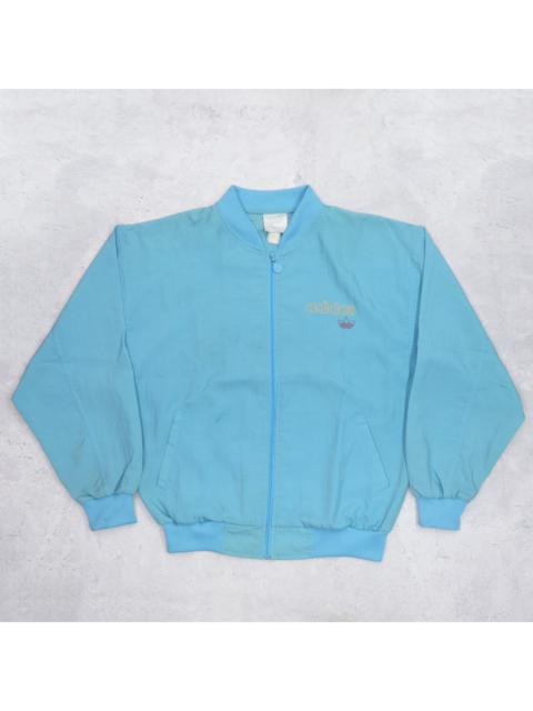 adidas Vintage 90s ADIDAS Big Logo Print Bomber Varsity Windbreaker Jacket 