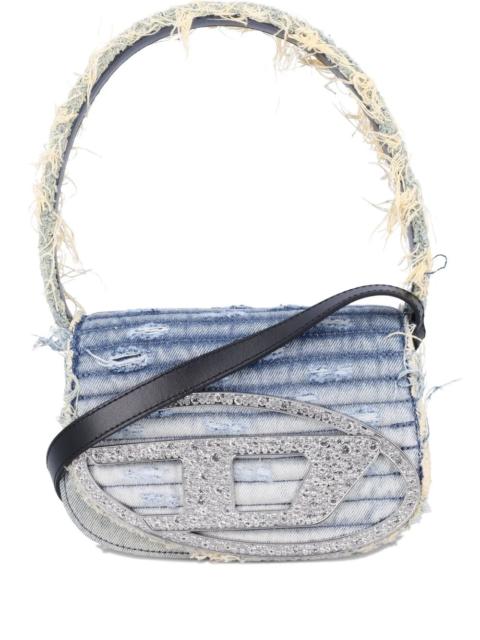 Diesel Diesel Women 1Dr Denim Shoulder Bag With Crystals