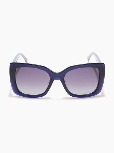 CAROLINA HERRERA Oversized Sunglasses With Contrast Temples