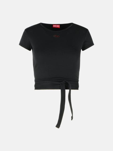 Diesel 'BUNNY' BLACK COTTON T-SHIRT