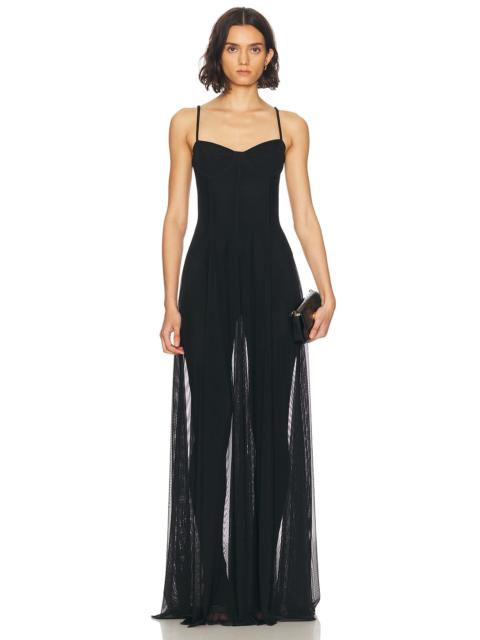 NORMA KAMALI Underwire Gown With Catsuit