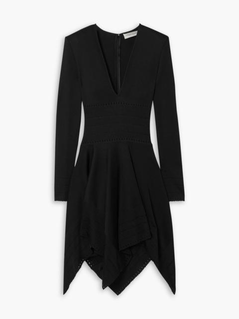 ALEXANDRE VAUTHIER Asymmetric stretch-knit dress