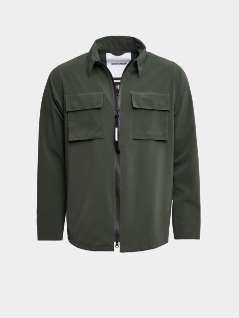 Stutterheim Vitaberg Matte Overshirt Green