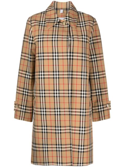 Burberry Checkered Coat