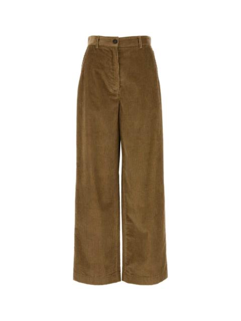 Miu Miu Miu Miu Women Camel Corduroy Pant
