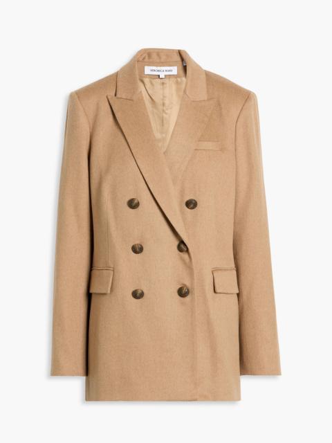 VERONICA BEARD Ellette Dickey double-breasted camel hair blazer