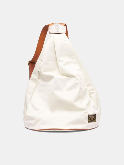 Kapital White Nylon & Leather Medicine Bag