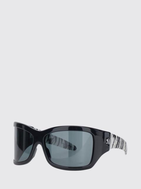 Bottega Veneta Bottega Veneta Women Bottega Veneta Zebra-Print Acetate Mask Sunglasses