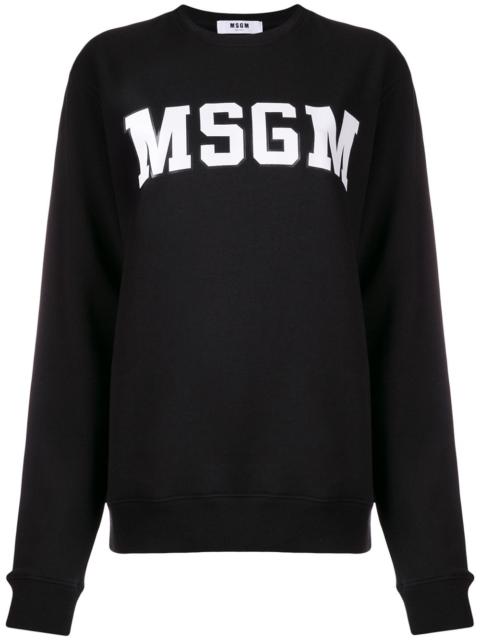 MSGM logo patch sweater