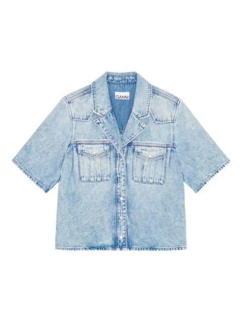 GANNI Soft Rigid Denim Shirt