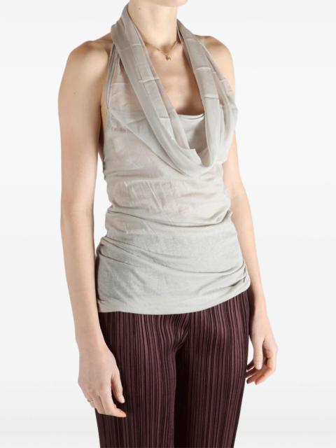 Rick Owens Rick Owens Sunburn Cowl-neck Top