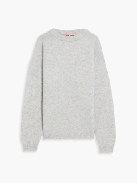 Acne Studios Marled brushed knitted sweater