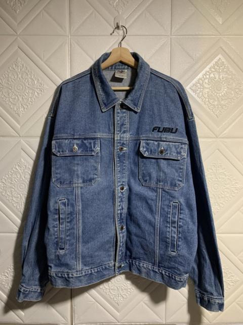 Other Designers Fubu Denim Jacket Big Spellout