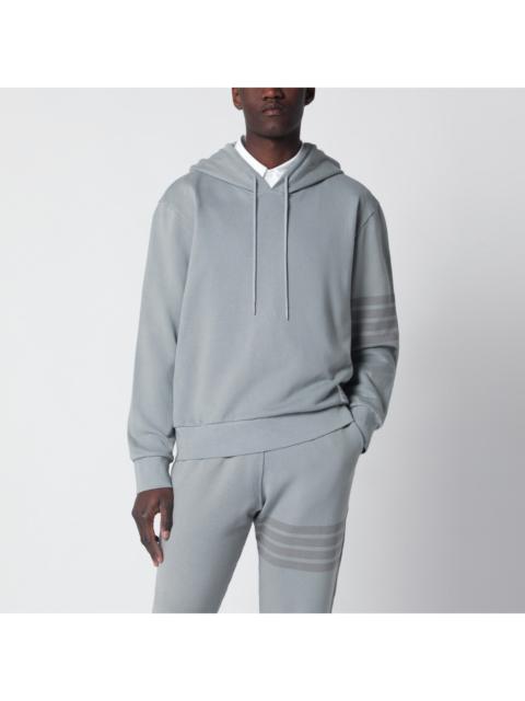 Thom Browne Thom Browne Grey Cotton Hooded Sweatshirt Men