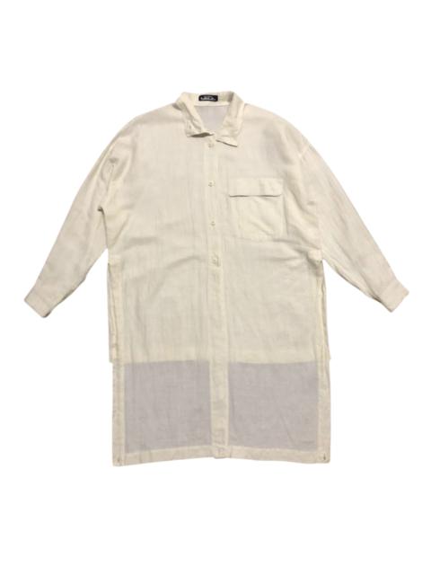 Vintage Issey Miyake Permanente Ivory Long Front Rare Design