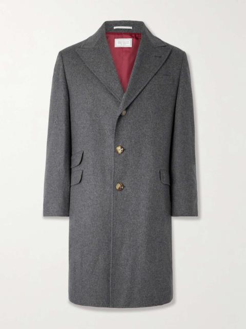 Wool and Cashmere-Blend Overcoat