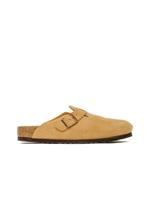 BIRKENSTOCK Boston Latte Cream Suede