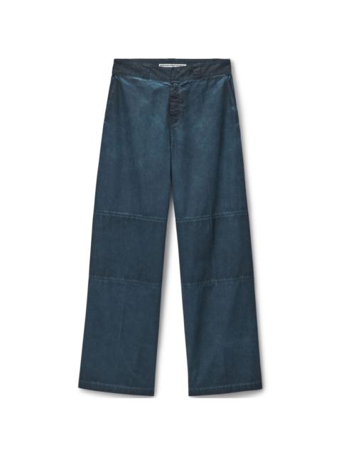 straight-leg trousers