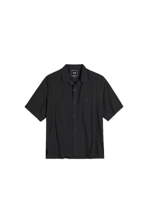 Y-3 PERFORATED-DETAIL SHORT-SLEEVE SHIRT