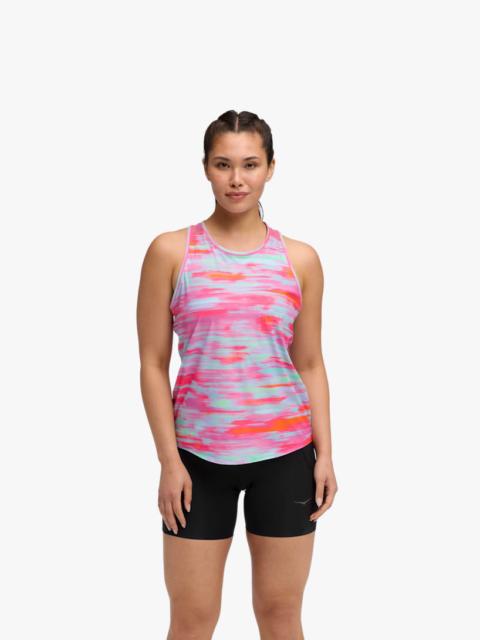 HOKA Women's Airolite Tank 2.0 Top in Pink Blurr