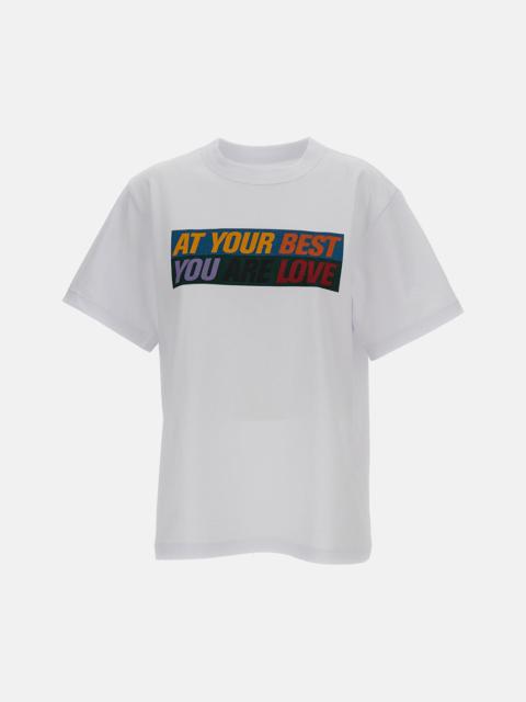 sacai Sacai Men Short-Sleeve T-Shirt With A Print