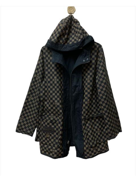 Louis Vuitton Louis Vuitton Check Inside Monogram Waxed Sticky Jacket