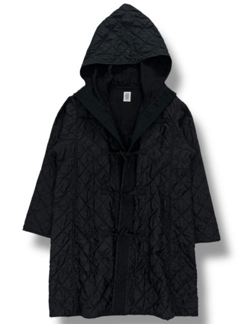 Other Designers Heart HaaT Issey Miyake Quilted Hooded Long Coat