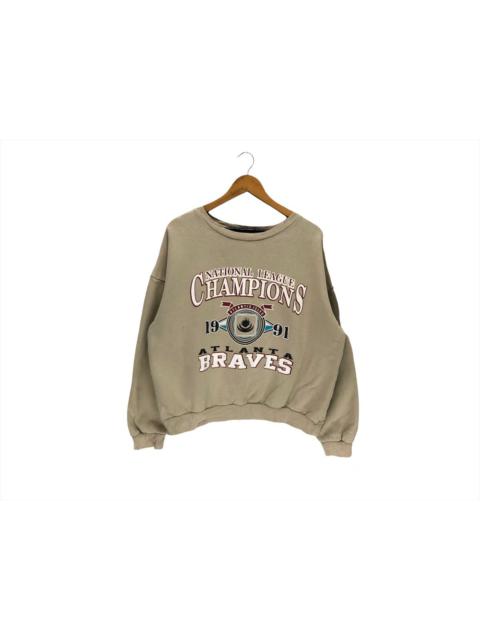 Other Designers Vintage Atlanta Braves Baseball Sweatshirt