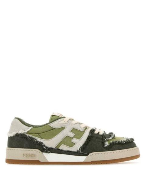 FENDI Fendi Match Denim Low-Top Sneakers